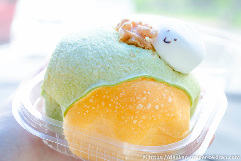 道の駅八ッ場ふるさと館の丸岩をモチーフにしたメロンパン