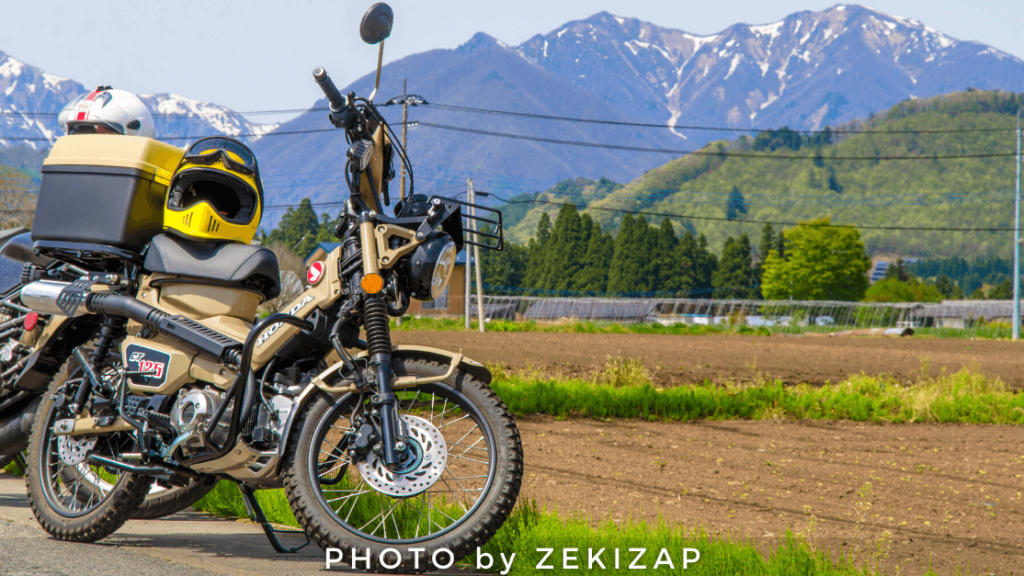 Ct125ハンターカブにはクラシックなヘルメットが似合う Shoeiのex Zeroがオススメ