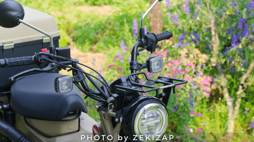 楽天 ハンターカブ CT125用 JA55 JA65 センターキャリア ベトナムキャリア オートバイ バイク用品 ツーリング ソロツーリング  キャンプツーリング バイクツーリング 通勤 便利 かっこいい バイク 二輪簡単装着 汎用